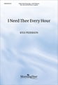 I Need Thee Every Hour SATB choral sheet music cover